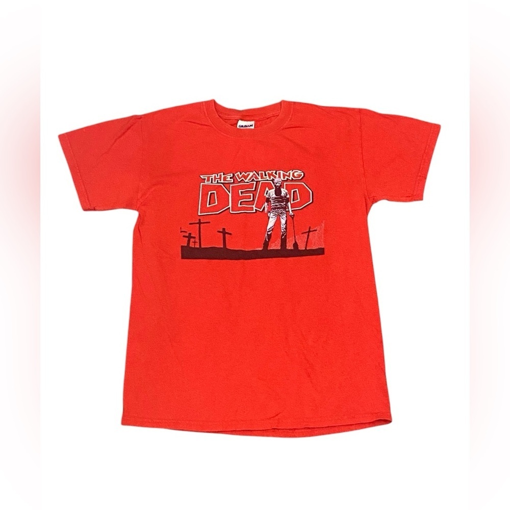 The Walking Dead Graphic Tee Horrorcore Y2K Small Unisex